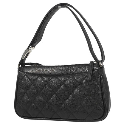 Chanel 2006-2008 Black Caviar Skin Handbag