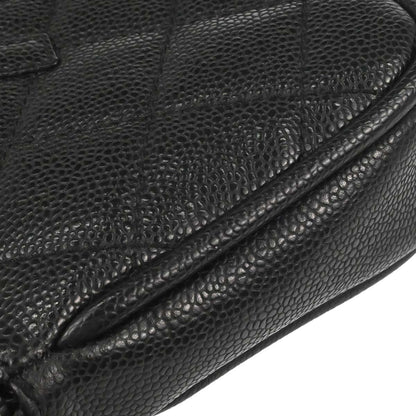 Chanel 2006-2008 Black Caviar Skin Handbag