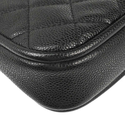 Chanel 2006-2008 Black Caviar Skin Handbag
