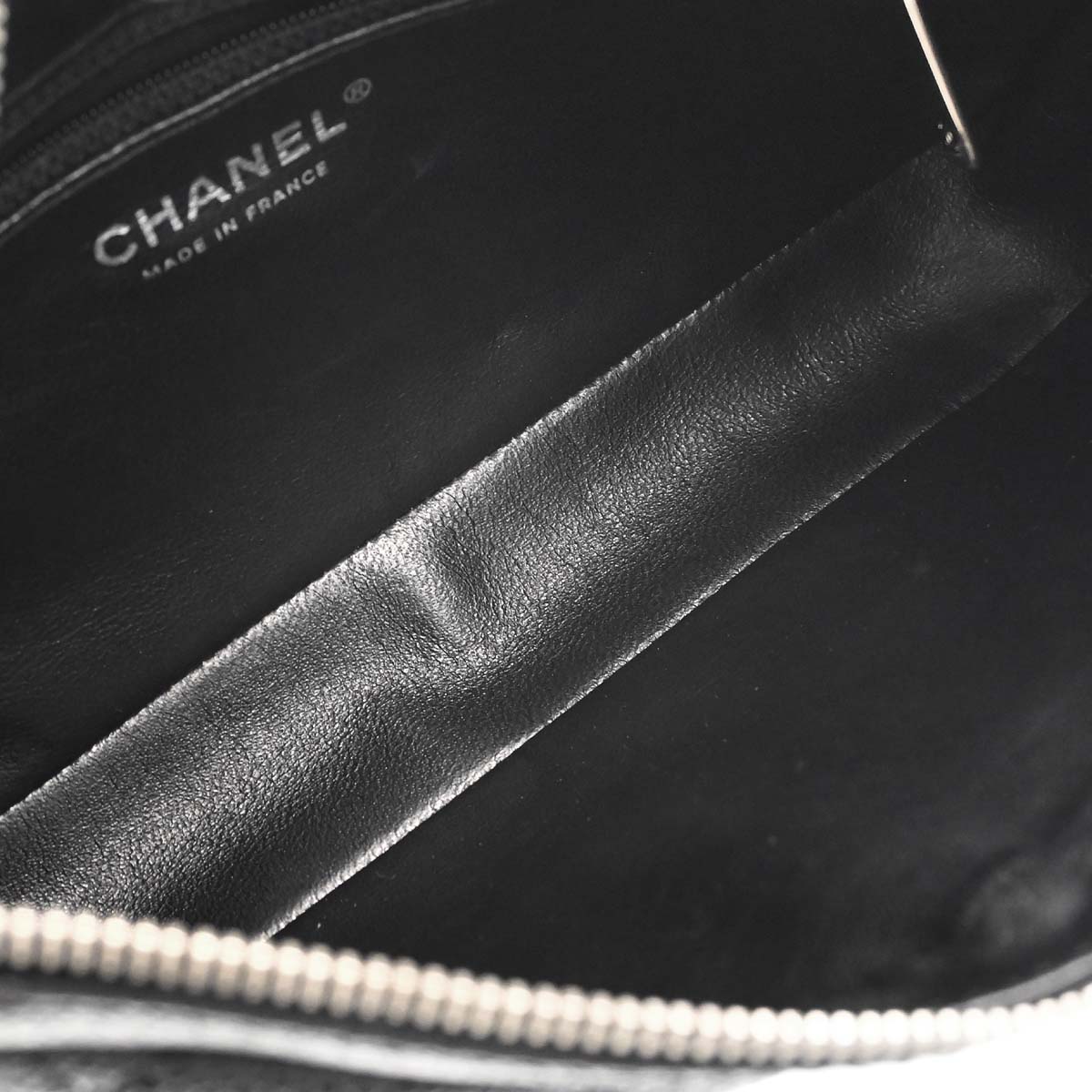 Chanel 2006-2008 Black Caviar Skin Handbag