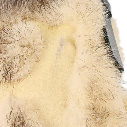 Fendi Ivory Fur Baguette Handbag
