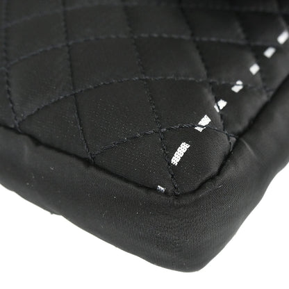 Chanel 2008 Logomania Logo Printed Flap Bag SHW