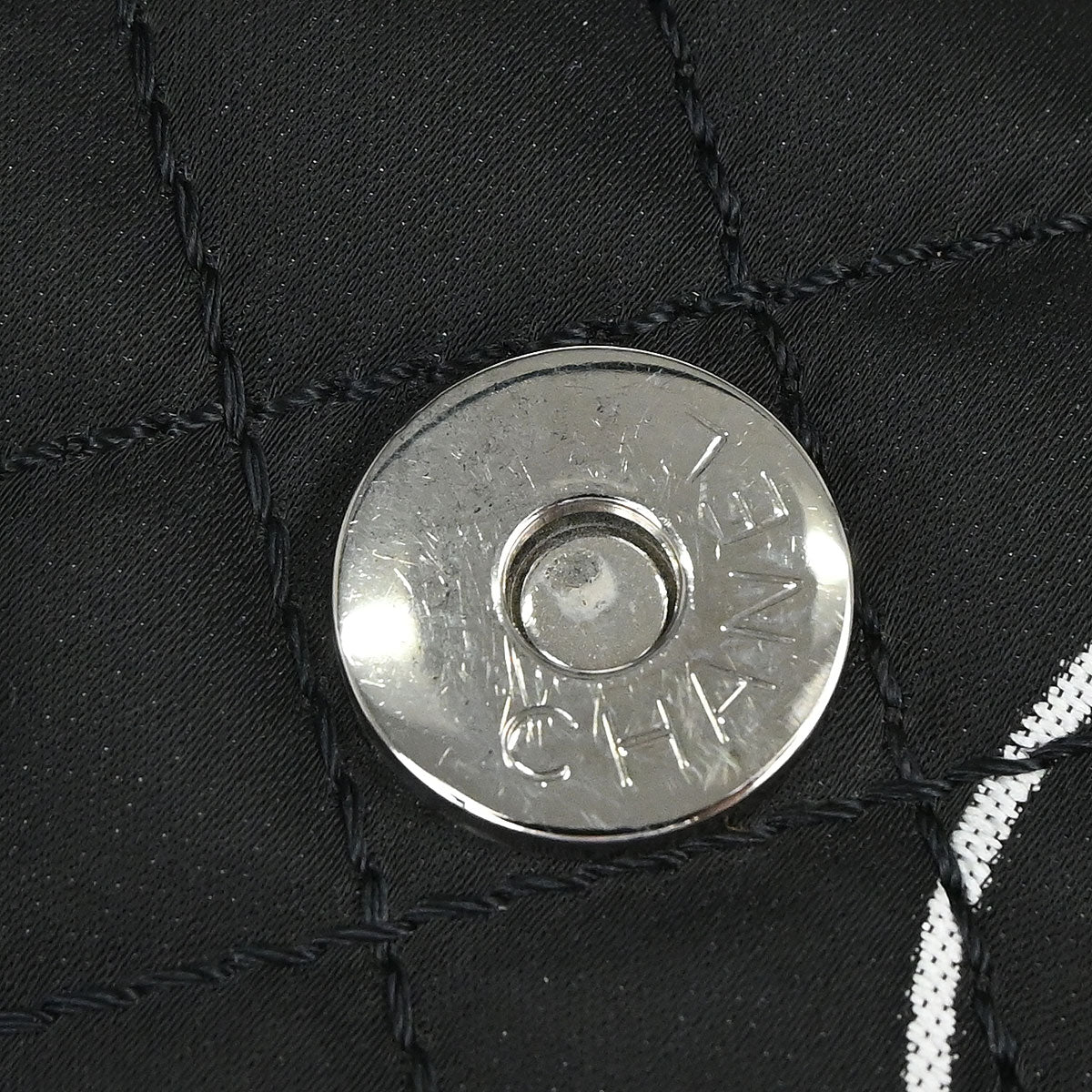 Chanel 2008 Logomania Logo Printed Flap Bag SHW