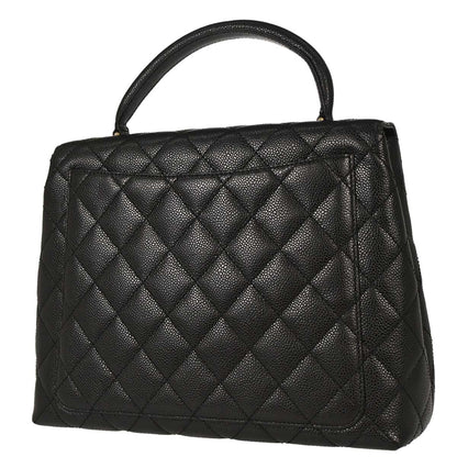 Chanel 2005-2006 Black Caviar Skin Kelly Handbag