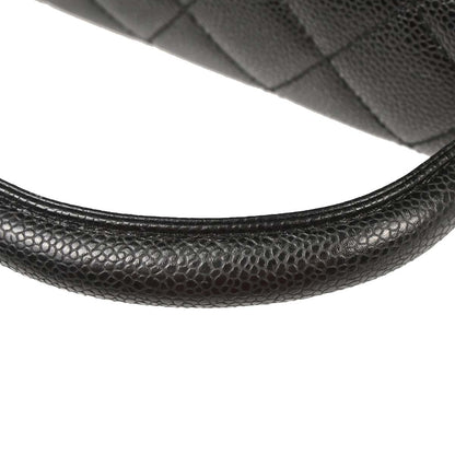 Chanel 2005-2006 Black Caviar Skin Kelly Handbag