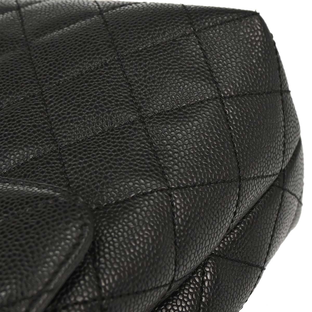 Chanel 2005-2006 Black Caviar Skin Kelly Handbag