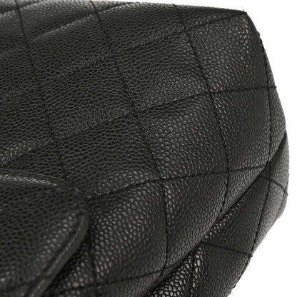 Chanel 2005-2006 Black Caviar Skin Kelly Handbag