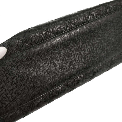 Chanel 2005-2006 Black Caviar Skin Kelly Handbag