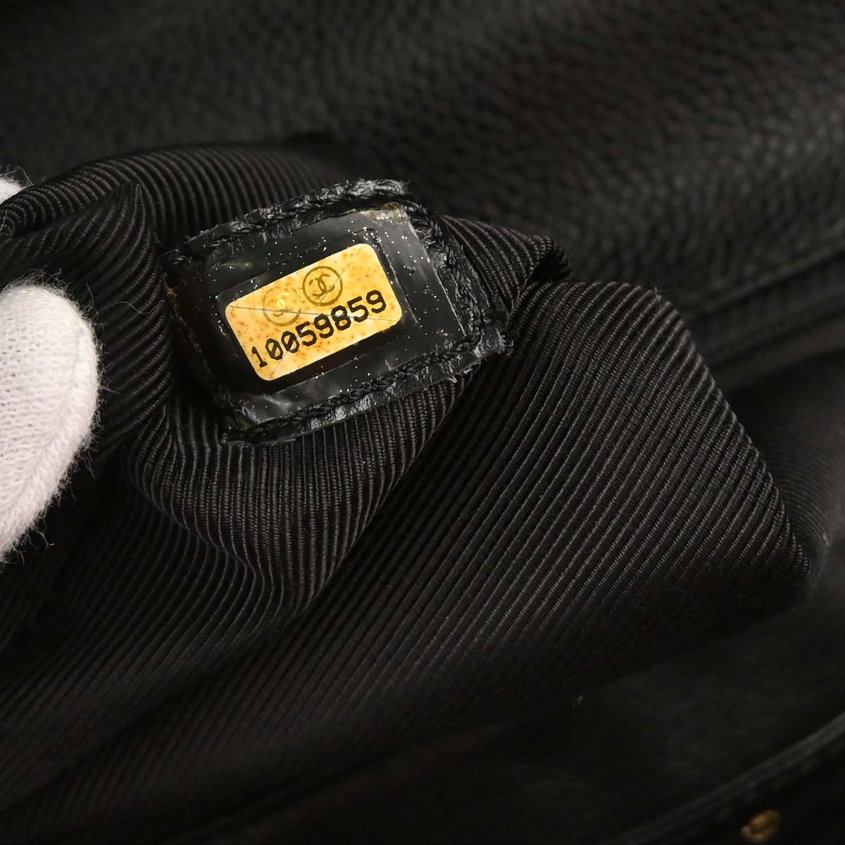 Chanel 2005-2006 Black Caviar Skin Kelly Handbag