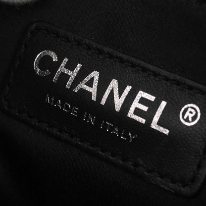 Chanel 2014 Black Caviar Skin Grand Shopping Tote GST Chain Handbag