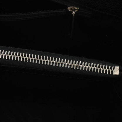 Chanel 2014 Black Caviar Skin Grand Shopping Tote GST Chain Handbag