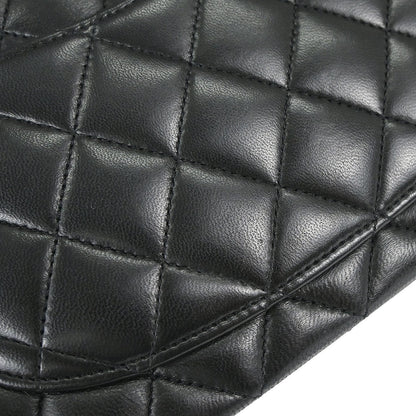 Chanel Black Lambskin Small Classic Double Flap Shoulder Bag