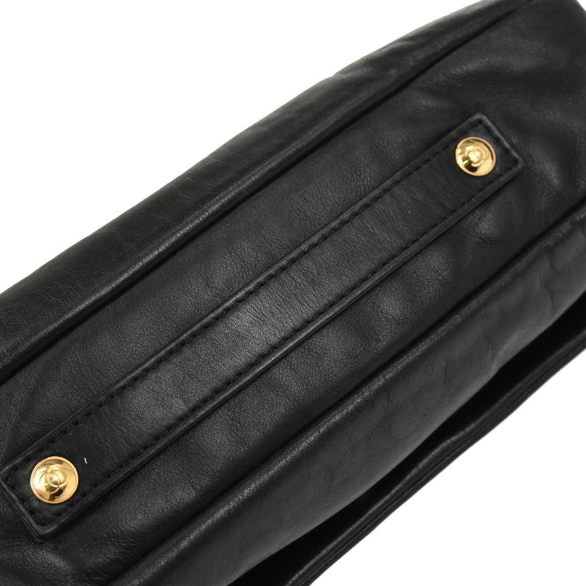 Chanel Black Lambskin Rodeo Drive Shoulder Bag