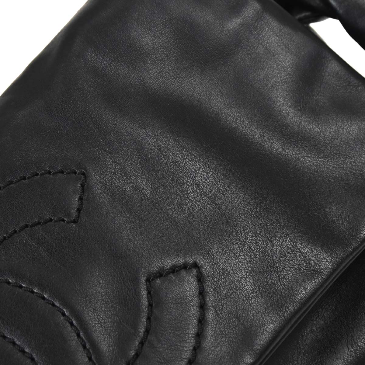 Chanel Black Lambskin Rodeo Drive Shoulder Bag