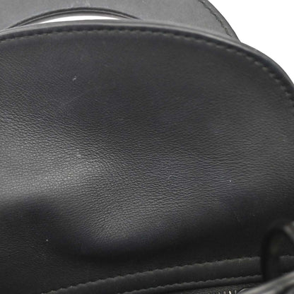 Christian Dior Black Lambskin Mini Lady Dior 2way Shoulder Handbag