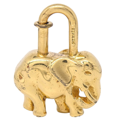 Hermes 1988 Elephant Cadena Gold Small Good