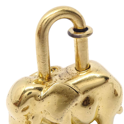 Hermes 1988 Elephant Cadena Gold Small Good