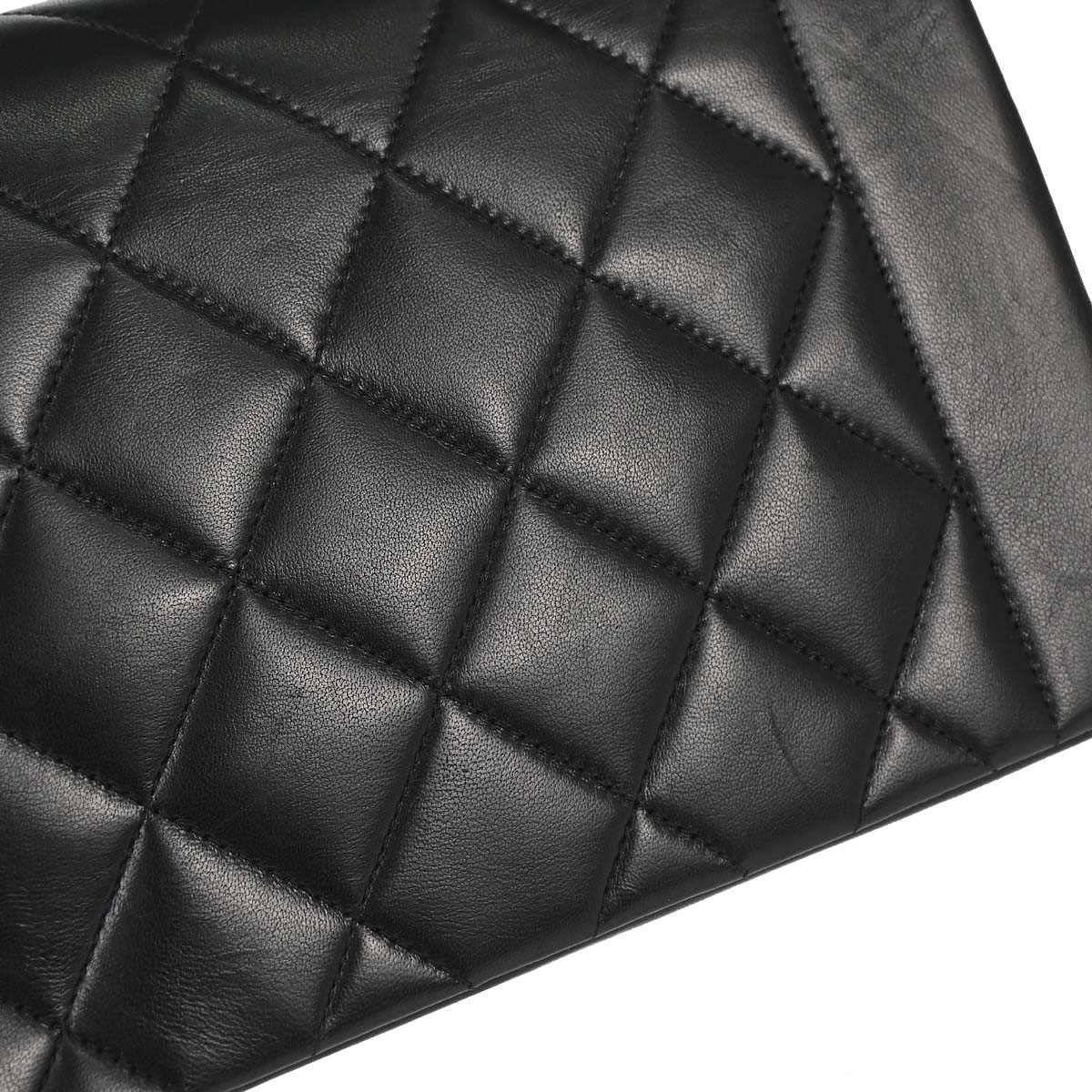 Chanel 1991-1994 Black Lambskin Small Diana Shoulder Bag
