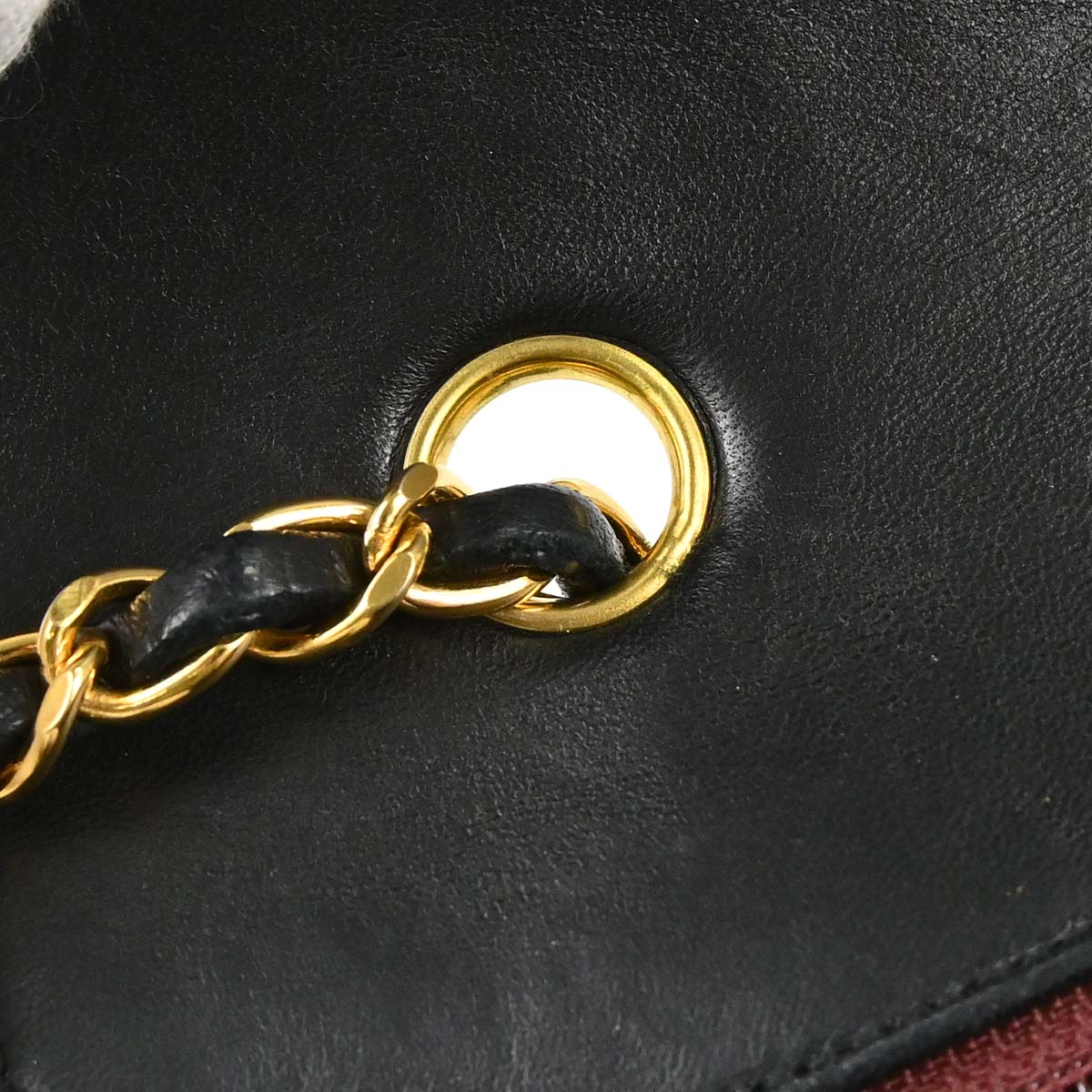 Chanel 1991-1994 Black Lambskin Small Diana Shoulder Bag