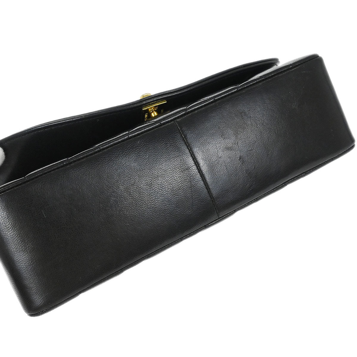 Chanel 1994-1996 Black Lambskin Medium Diana Shoulder Bag