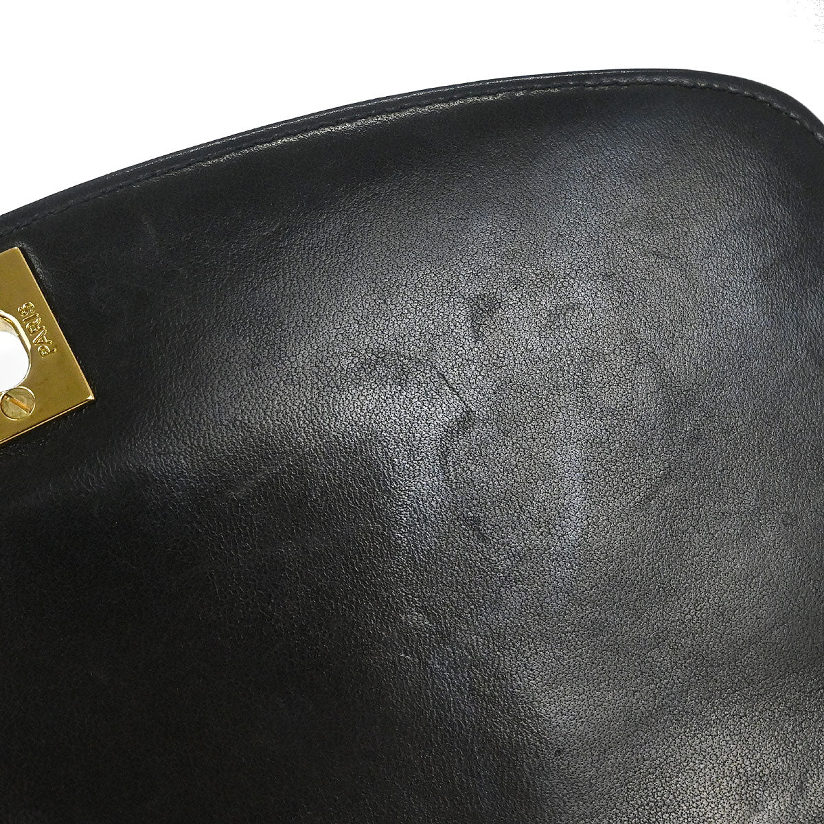 Chanel 1994-1996 Black Lambskin Medium Diana Shoulder Bag