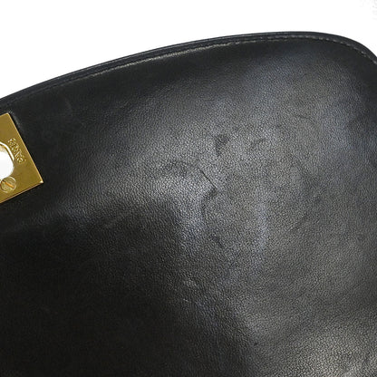Chanel 1994-1996 Black Lambskin Medium Diana Shoulder Bag