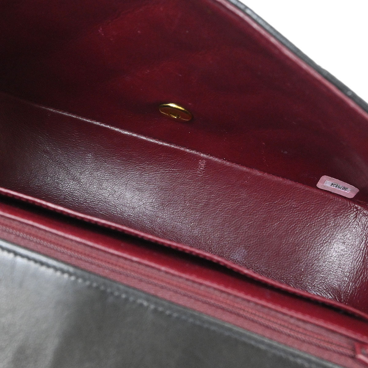 Chanel 1994-1996 Black Lambskin Medium Diana Shoulder Bag