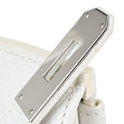 Hermes White Togo Birkin 30 Handbag