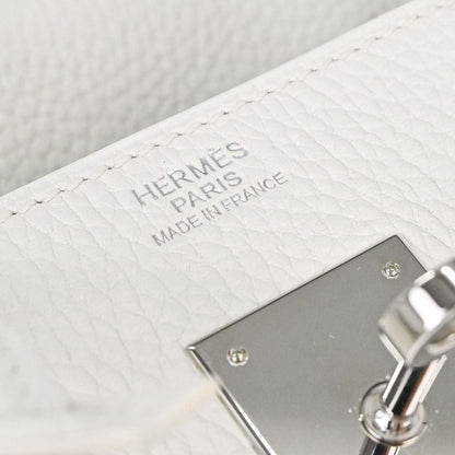 Hermes White Togo Birkin 30 Handbag