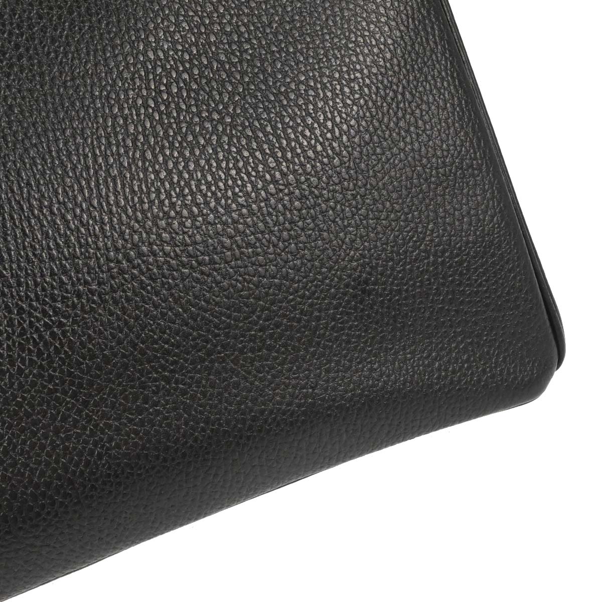Hermes Black Ardennes Birkin 35 Handbag