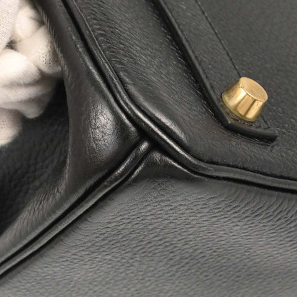 Hermes Black Ardennes Birkin 35 Handbag