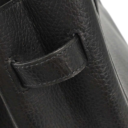 Hermes Black Ardennes Birkin 35 Handbag