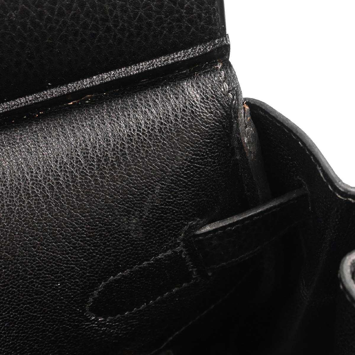 Hermes Black Ardennes Birkin 35 Handbag