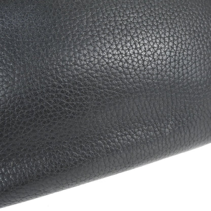 Hermes 2006 Black Taurillon Clemence Birkin 30 Handbag