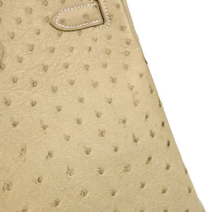 Hermes * Parchemin Ostrich Birkin 35 Handbag