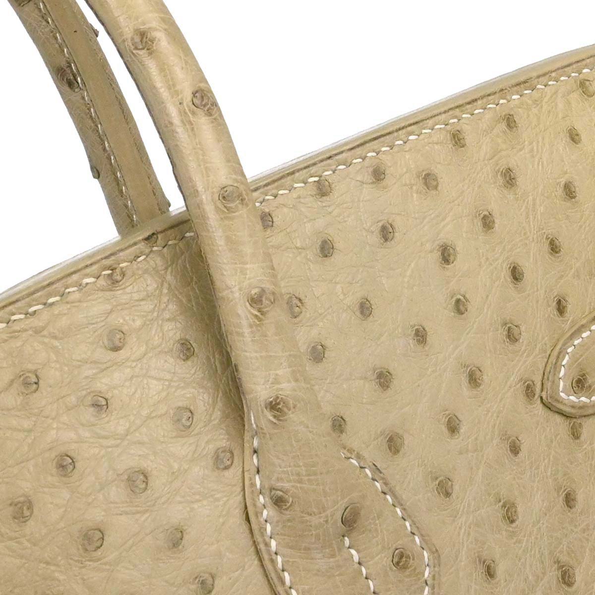 Hermes * Parchemin Ostrich Birkin 35 Handbag