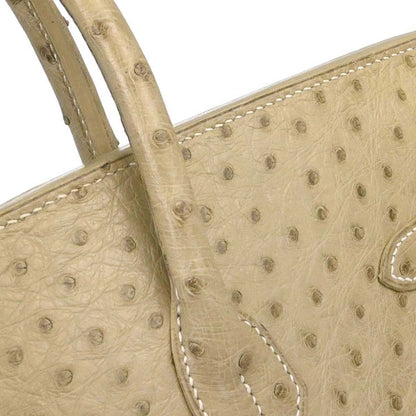 Hermes * Parchemin Ostrich Birkin 35 Handbag
