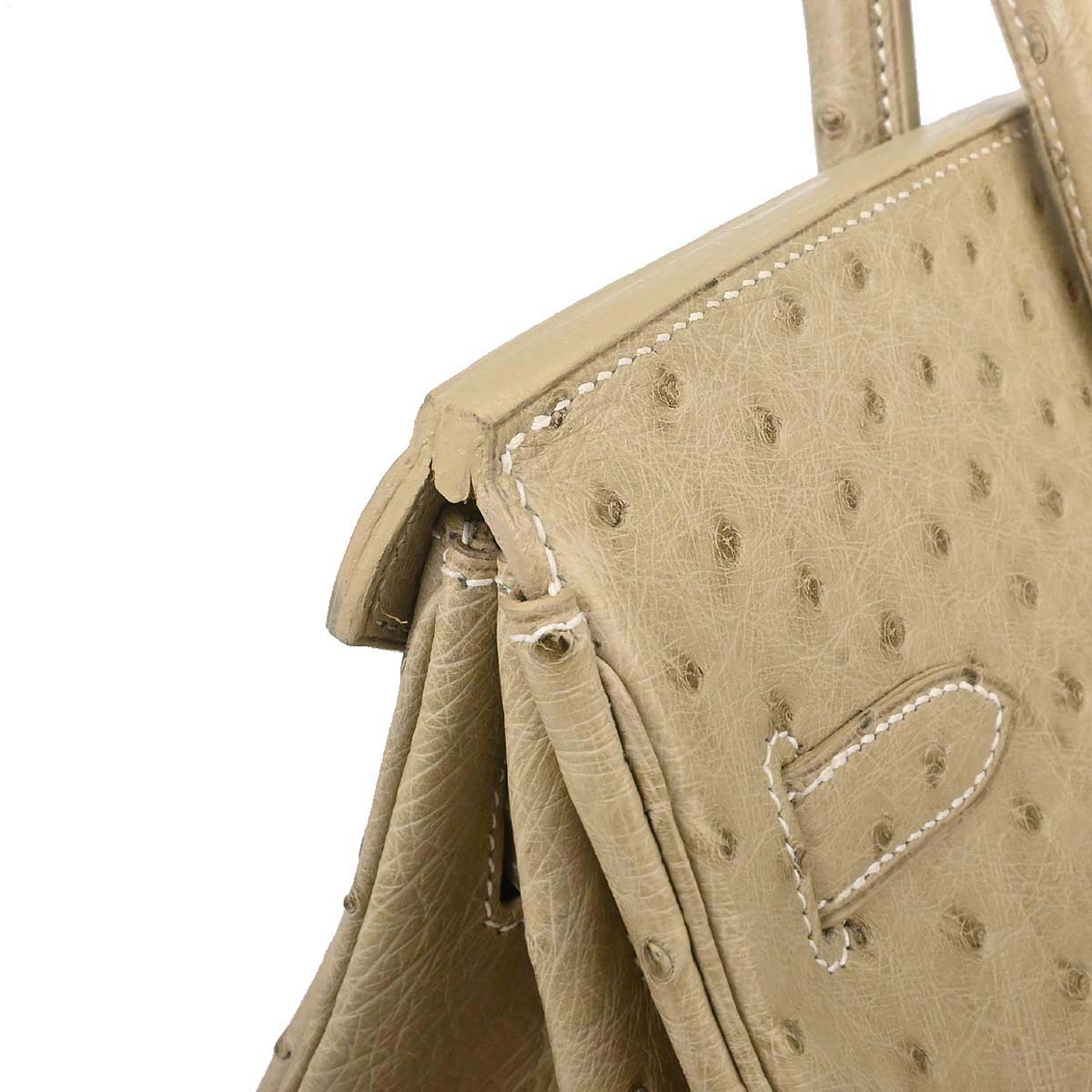 Hermes * Parchemin Ostrich Birkin 35 Handbag