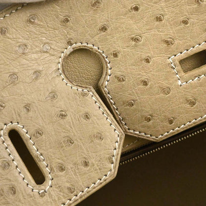 Hermes * Parchemin Ostrich Birkin 35 Handbag