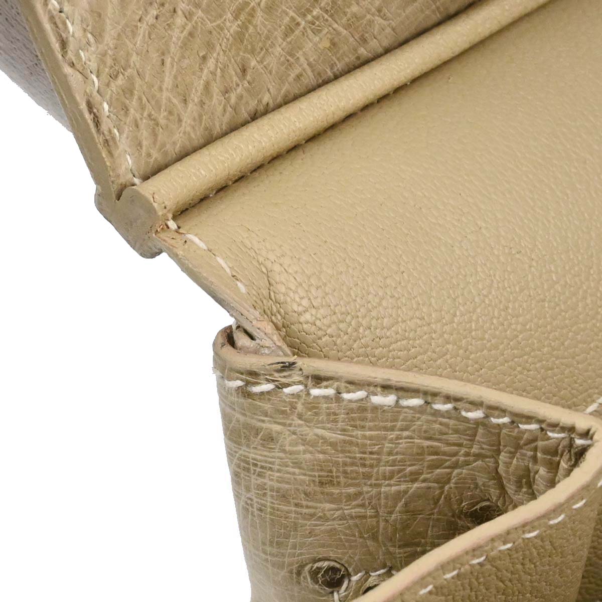Hermes * Parchemin Ostrich Birkin 35 Handbag