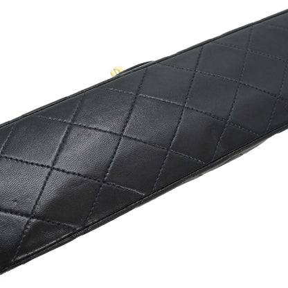 Chanel Black Lambskin Medium Classic Double Flap Shoulder Bag