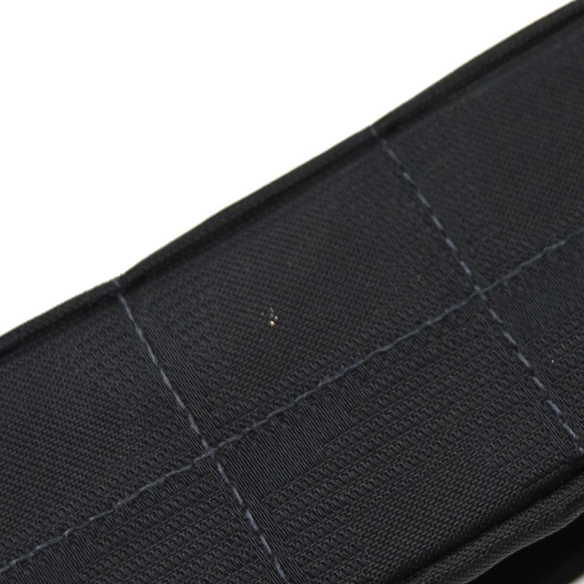 Chanel 2000-2002 Black Jacquard Nylon Travel Line East West Shoulder Bag