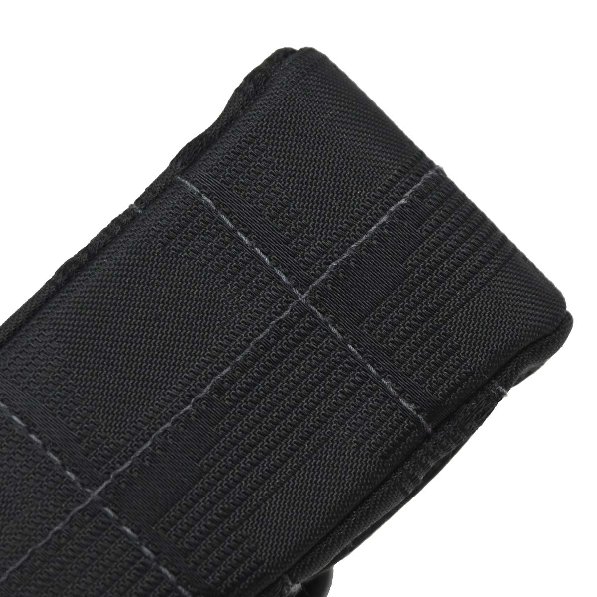 Chanel 2000-2002 Black Jacquard Nylon Travel Line East West Shoulder Bag