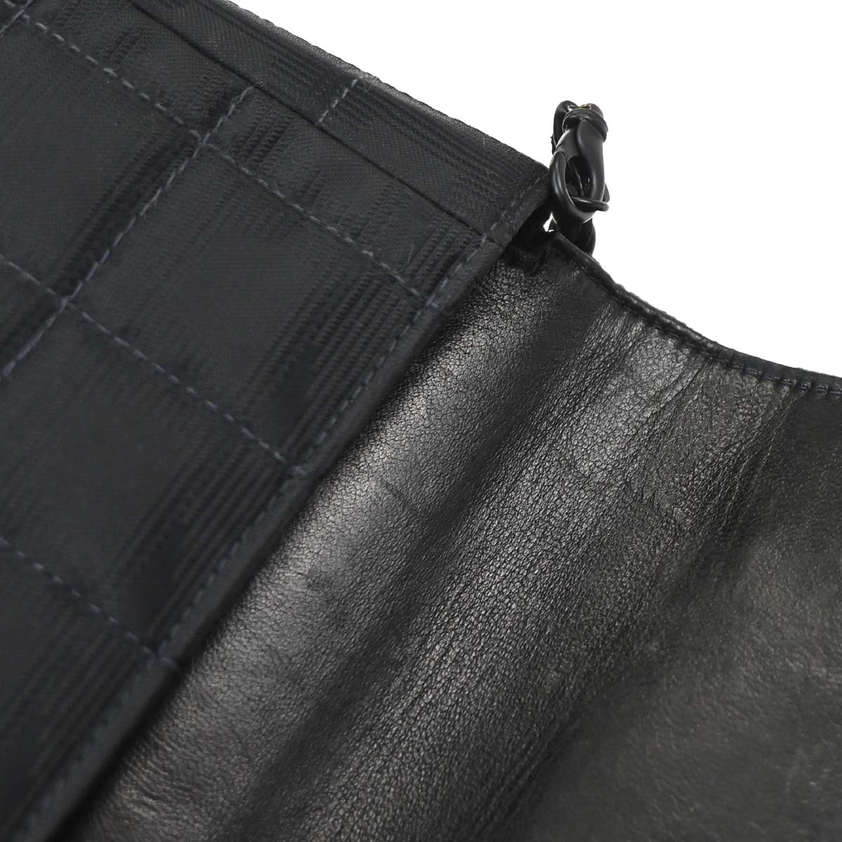 Chanel 2000-2002 Black Jacquard Nylon Travel Line East West Shoulder Bag