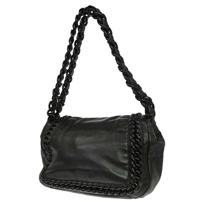 Chanel 2008-2009 Black Calfskin Luxury Line Handbag