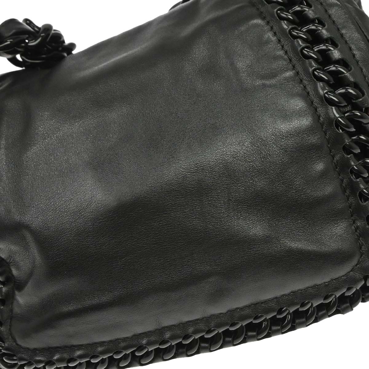 Chanel 2008-2009 Black Calfskin Luxury Line Handbag