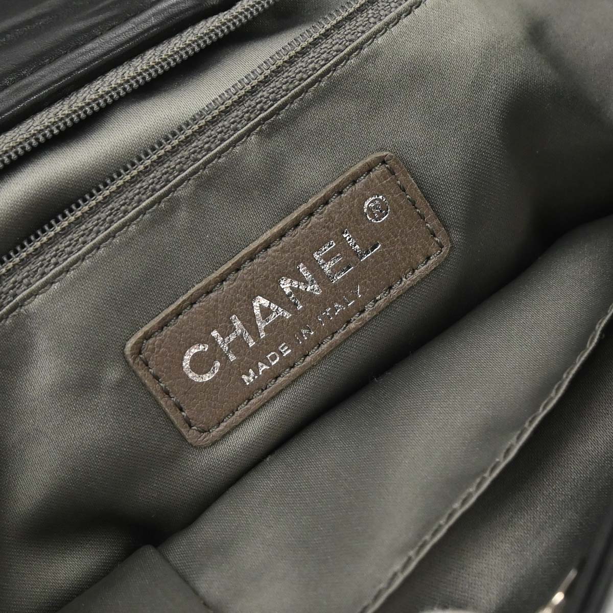 Chanel 2008-2009 Black Calfskin Luxury Line Handbag