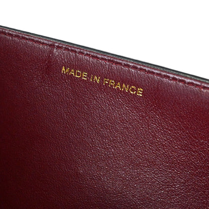 Chanel Black Lambskin Pushlock Mini Full Flap Shoulder Bag