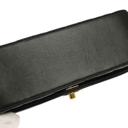 Chanel 1996-1997 Black Lambskin Small Diana Shoulder Bag