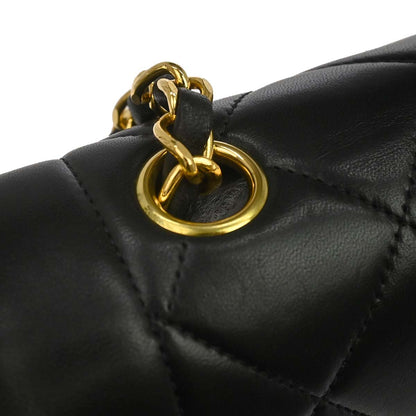 Chanel 1996-1997 Black Lambskin Small Diana Shoulder Bag